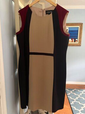 Chelsea Rose Colorblock Sheath Dress